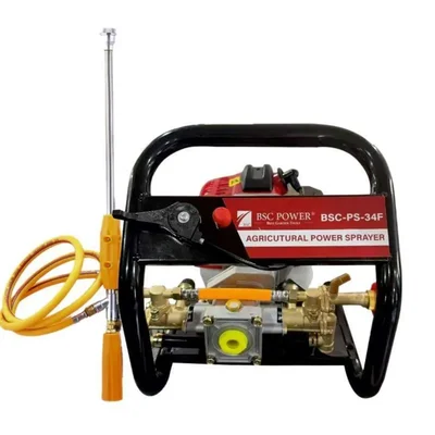 2 Stroke, Power Sprayer with Brass Pump and Spray Gun for Agriculture and Garden Use | BSC-PS-34F โ BSC