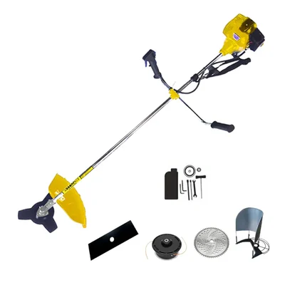 KK-BC-565, 2.27 HP 52.7 CC 2-Stroke Sidepack Brush Cutter with Accessories โ KisanKraft