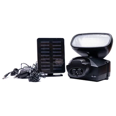 Plastic Motion Sensor Security 36 LED Light with Siren (Black, 2-watt) Outdoor Lighting Solution Designed for Enhanced Security โ Solar Universe India