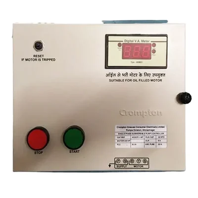1 Year Warranty - Crompton 1.5HP 1Phase Digital Control Panel for Oil Filled Borewell Submersible Pumps (NODCP1.5-NP)