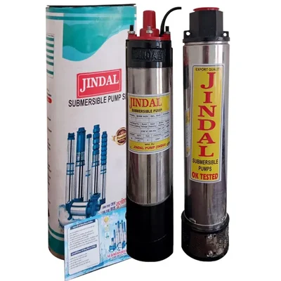 Jindal 1.5Hp 12 Stage (V4) Single Phase Oil Cooled Borewell Submersible Pump