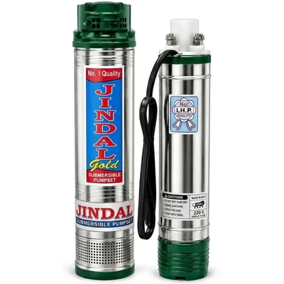 Jindal Gold 1.5 HP 18 Stage V3 Single Phase Water Cooled Submersible Pump