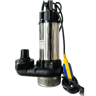 Kisan 1.5HP Cast Iron Sewage Submersible Pump 50mm Outlet 20mm Solid Handling Continuous Duty KSSWP-150