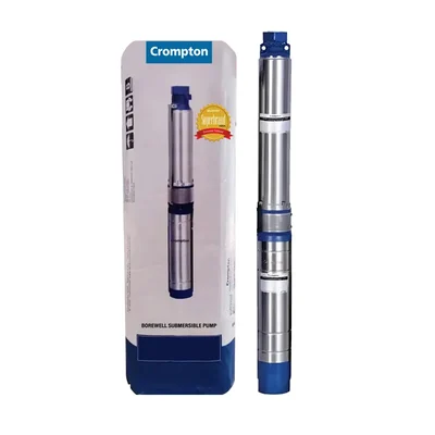 1HP 7 Stage 4 inch 1Phase Water Filled Borewell Submersible Pump, 138ft Head (4W7BU1AU-40) โ Crompton