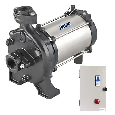1 Hp Single Phase Openwell Submersible Pump With Control Panel, 32m Head (PLANO 104) โ CRI