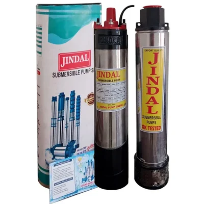 Jindal 1 Hp 10 Stage (V4) Single Phase Oil Cooled Borewell Submersible Pump