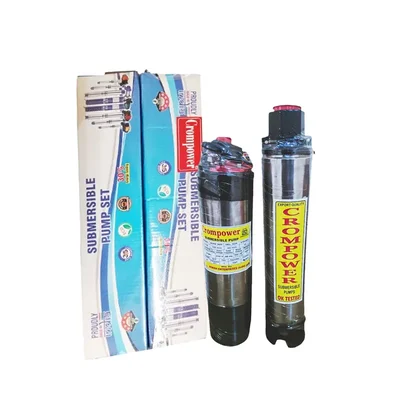 1 Hp 10 Stage (V4) Single Phase Oil Cooled Borewell Submersible Pump โ CROMPOWER
