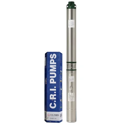 1Hp 7 Stage 4"(V4) 1Phase Water Filled Submersible Pump, 50m Head (ZUNO, CRI4R-5/07) โ CRI