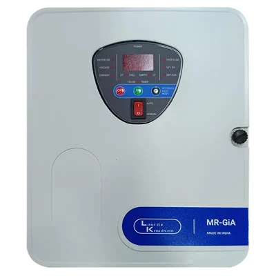 L&T 1Hp 1Phase Auto Digital Panel With Water Level Controller for Submersible Pumps, 1x50μF Capacitor (CS91332NCOG)
