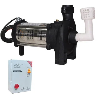 1HP 1Phase Mini Openwell Pump, 100ft Max Head, Copper Winding With Control Panel โ ENJOY
