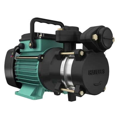 1 HP Single Phase Self Priming Monoblock Pump 35m Max. Head, 2100 LPH, 25X25mm (DARIYA 10) โ Havells