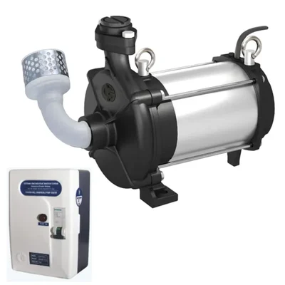CG Power 1 HP 1Phase Copper Wiring Open Well Pump With Control Panel, 28m Head (CGDOW1080Z30)