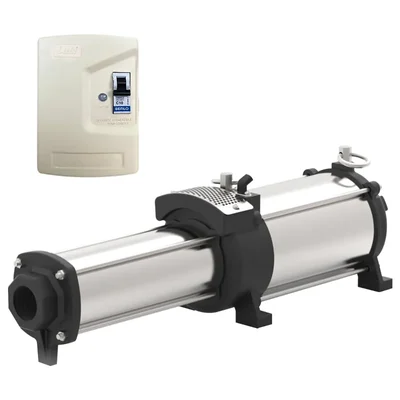 1 Hp 1Phase VERTICAL & HORIZONTAL Openwell Pump With Controller, 55m Max. Head, 32mm (LHMS-110/7) โ Lubi