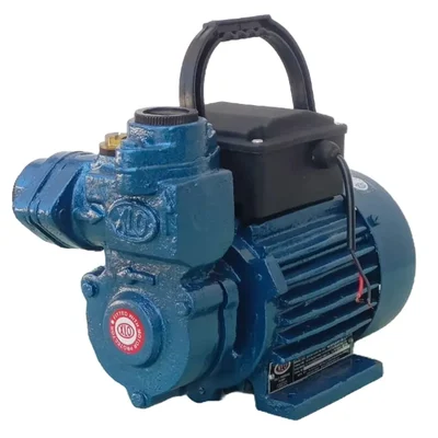 0.5Hp 1Ph Self Priming Monoblock Pump With 100% Copper Winding, 30m Head, 2400 LPH, 25x25mm (GOLD) โ XLO