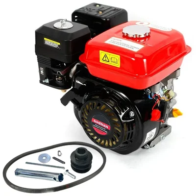 196CC 6.5 HP 4 Stroke Single Cylinder Air Cooled Recoil Start Petrol Engine, 3.6L Fuel Tank, With All Accessories โ GODHAN