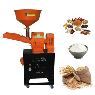 Premium Quality Flour Mill/Atta Chakki 25-30 Kg/Hr with 3 HP Motor & 6 Jali