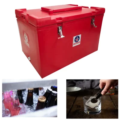 100 Liters Insulated Chiller Ice-Box with Vending Lid and Drainage Hole for Medical, Party, Travel Purpose. — Global Star