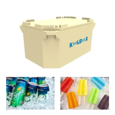 100 Liter Double Wall-Ice Box With Plain Lid — Koolbox