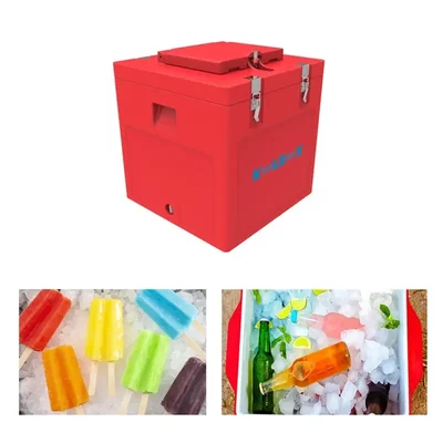 120 Liter Double Wall-Ice Box With Vending Lid — Koolbox