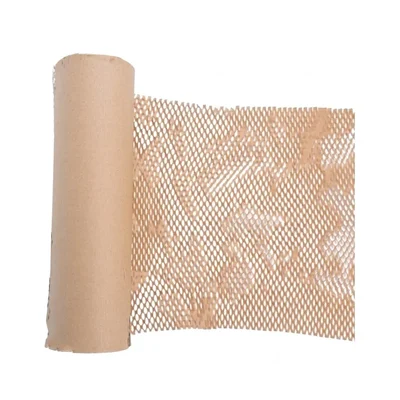 Horeca 15 Inch 250m Honeycomb Paper Roll Eco-Friendly Protective Cushioning Packaging Roll