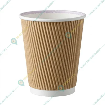 240+280 gsm for Picnic, Travel, Food Truck (Pack-500 PCS) - 150 ml Regular, Disposable Double Wall (White) Paper Glass