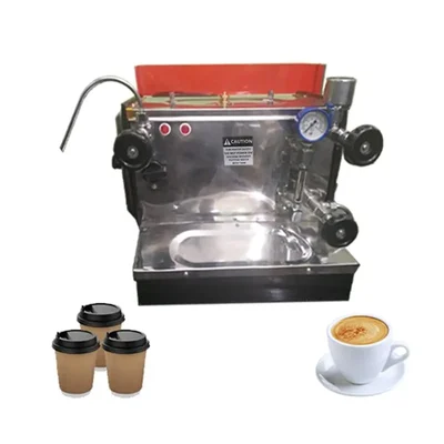 Heavy Duty 16 inch Single Nozzle Gas & Electric Indian Coffee Machine for Restaurants