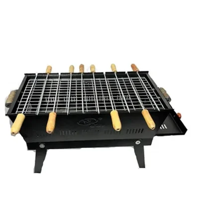 Premium Quality 22 inch Classic Charcoal Barbeque Griller With 8 Skewers