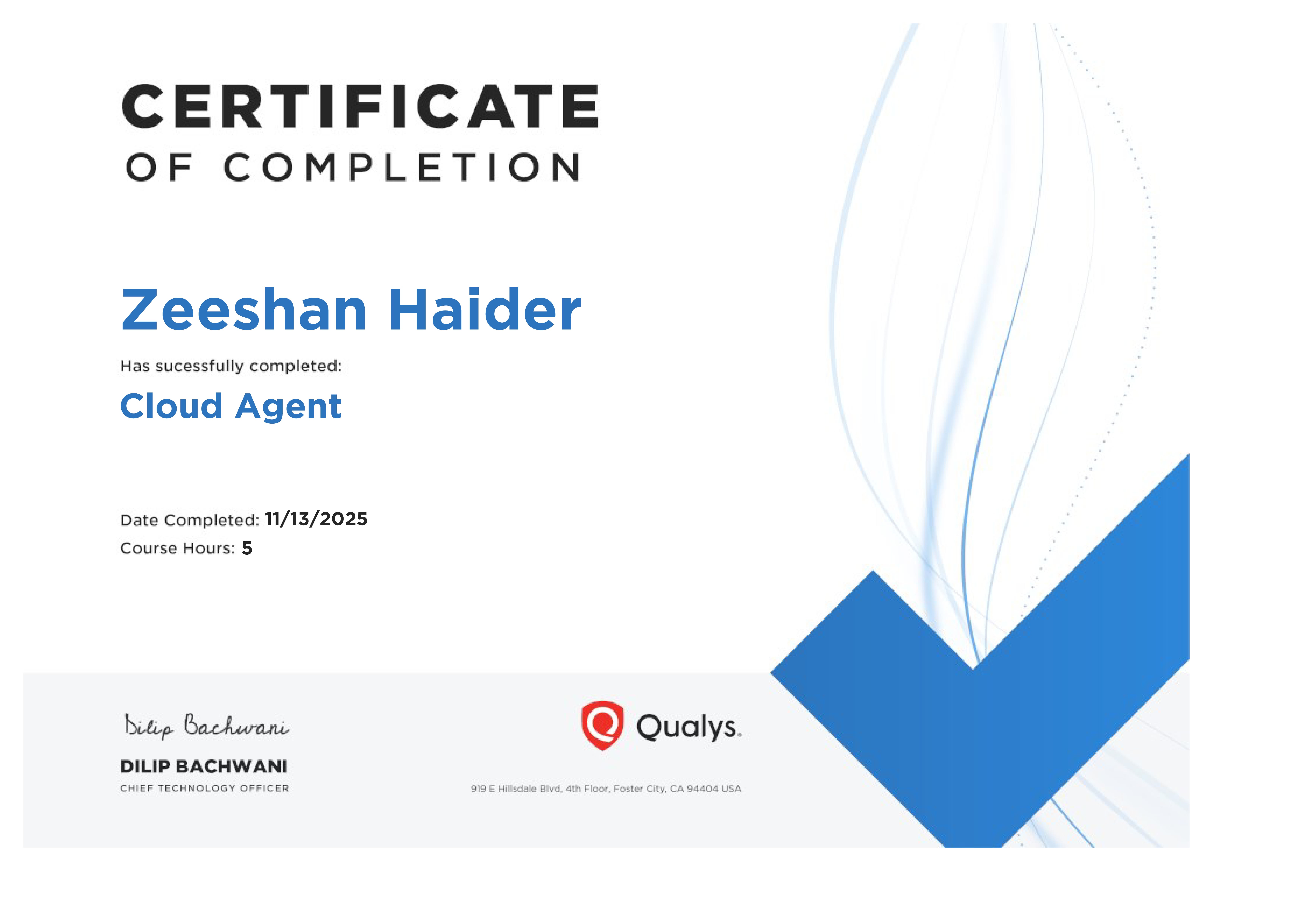 Qualys Cloud Agent