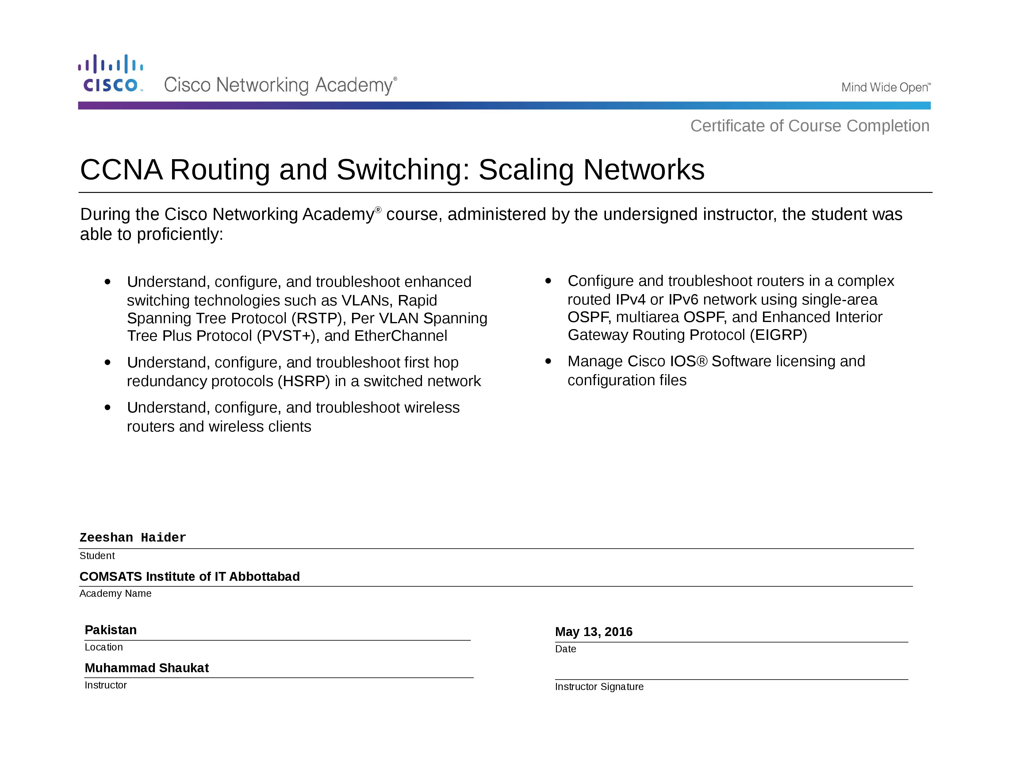 CCNA Routing and Switching: Scaling Networks
