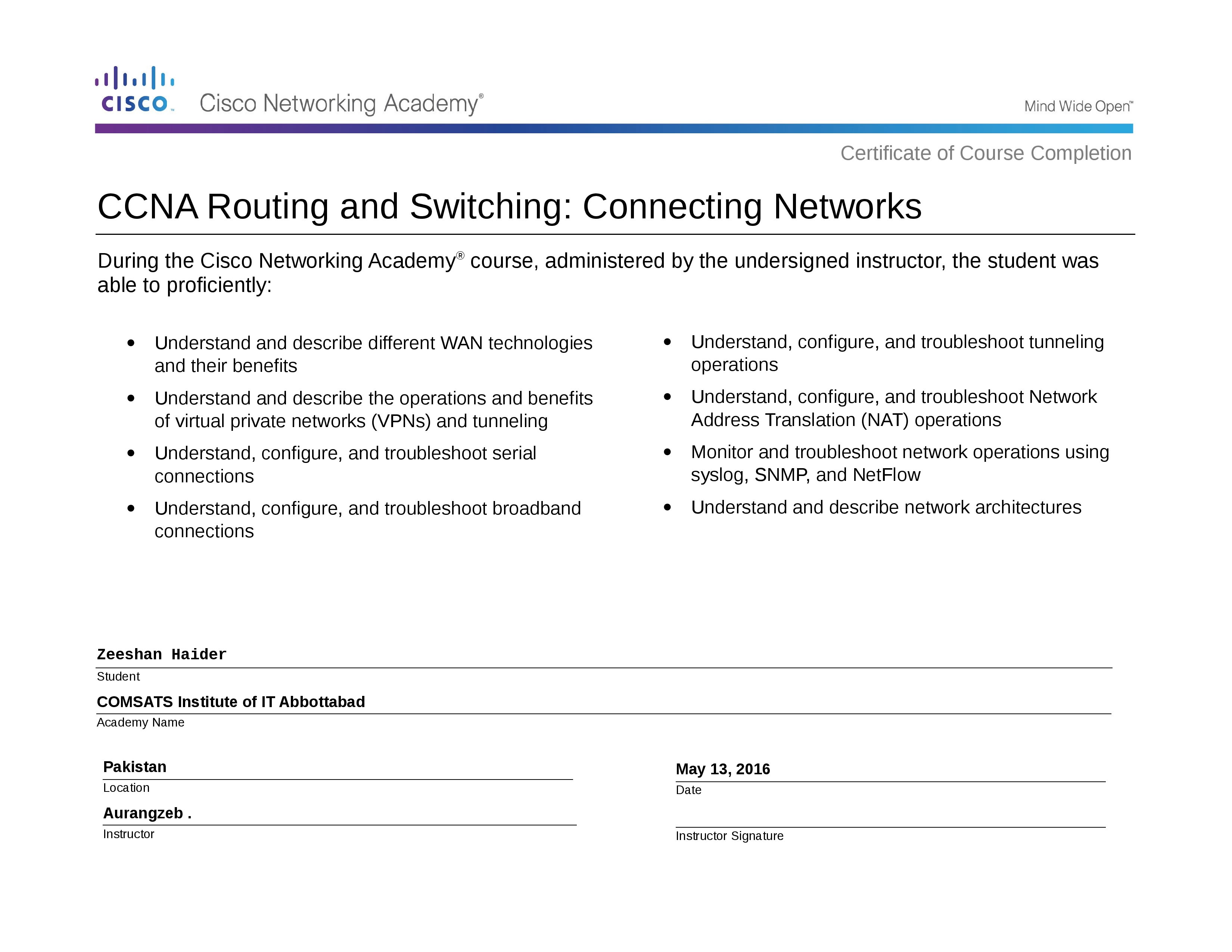 CCNA Connecting Networks