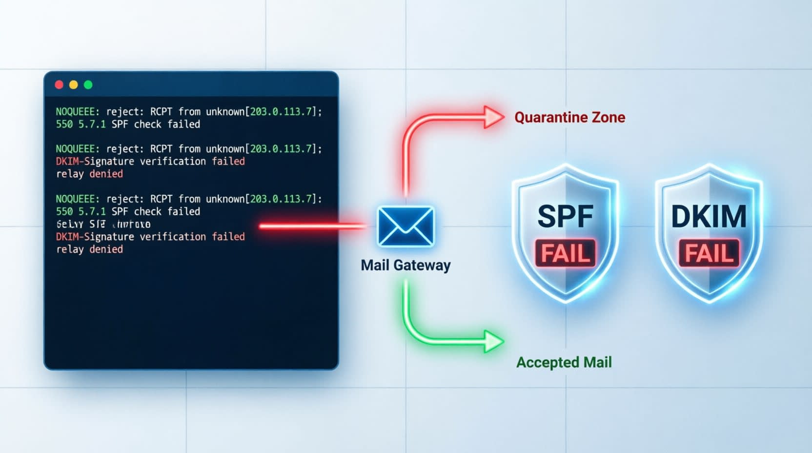 Enterprise Mail Flow Inspection & Spam Mitigation