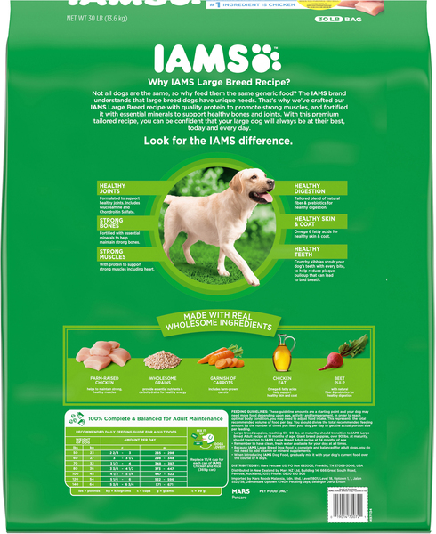 what are the ingredients in iams dog food