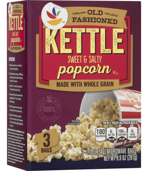 3 Bag Sweet & Salty Old-Fashioned Kettle Corn Special, Free Shipping –  Pop-A-Lot Kettle Corn