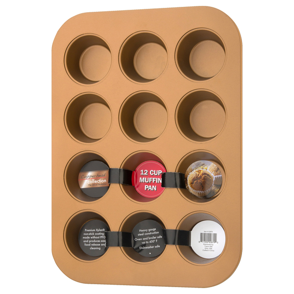 Save on Copperhead Collection Muffin Pan 12 Cup Order Online