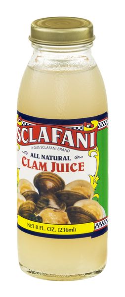 Sclafani Clam Juice All Natural - 8 oz btl