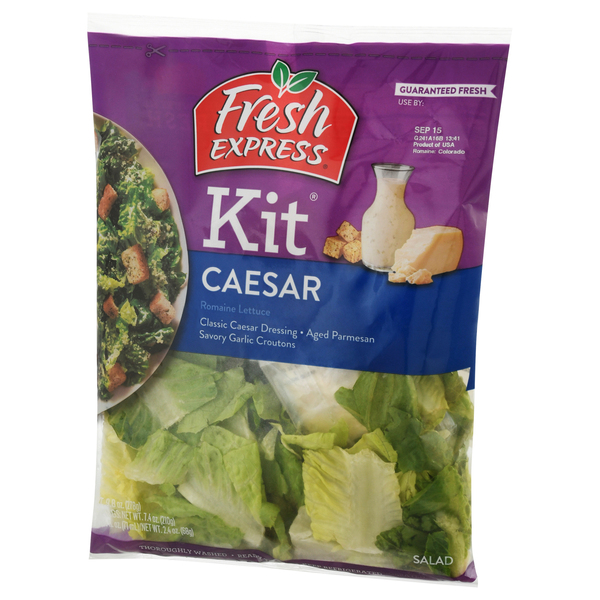 Bowl & Basket Caesar Salad Kit, 9.8 oz