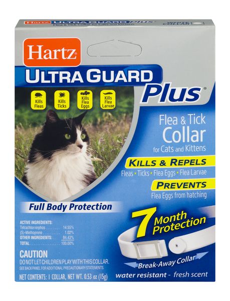 Hartz Ultra Guard Pro FLEA & TICK COLLAR for CATS & KITTENS Full Body  Protection
