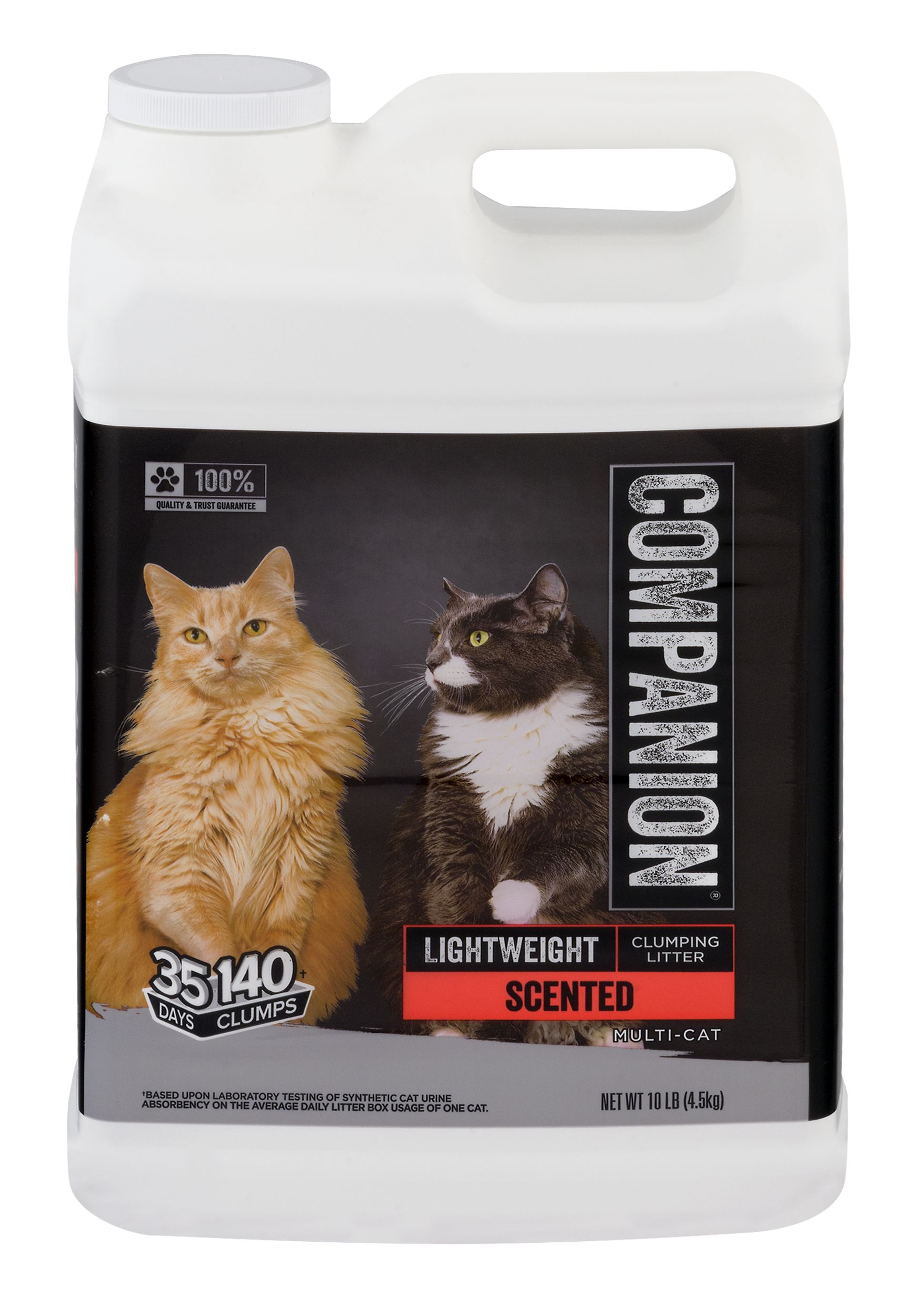 Companion Lightweight Clumping Cat Litter Scented 10 lb pkg