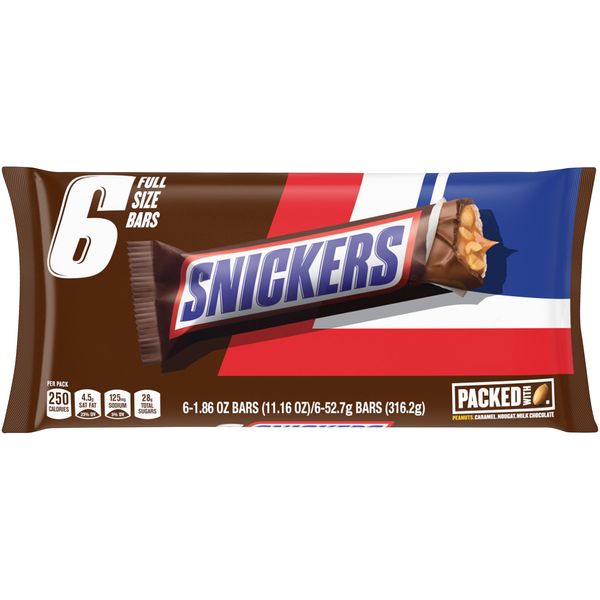 Snickers Fun Size Chocolate Candy Bars, 12 Count