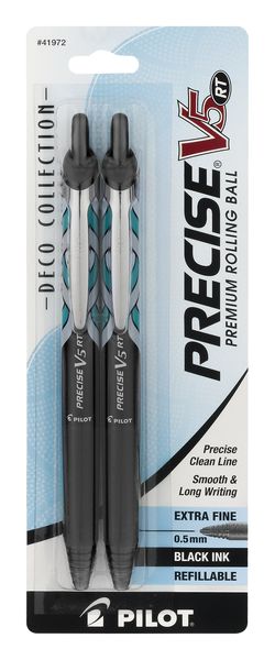 Pilot Precise V5 RT With Refills, Blue Ink, 0.5mm Extra Fine Point Pens