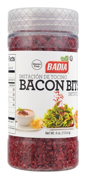 Bacon Bits Imitation - 4 oz - Badia Spices