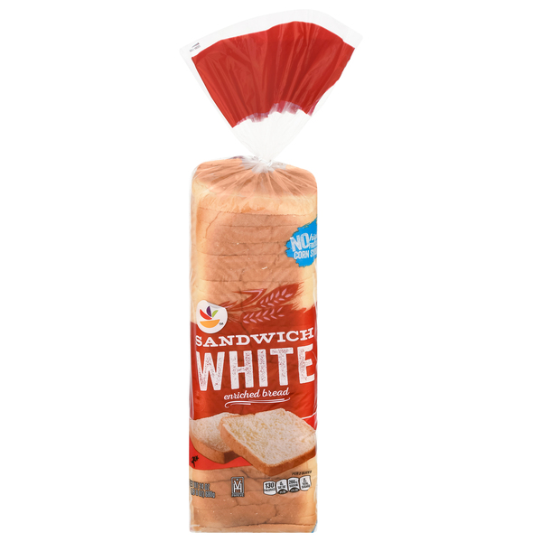 Stop & Shop Enriched Sandwich White Sliced Bread - 24 oz pkg