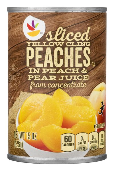 Del Monte Sliced Peaches, Canned Fruit, 15 oz Can 