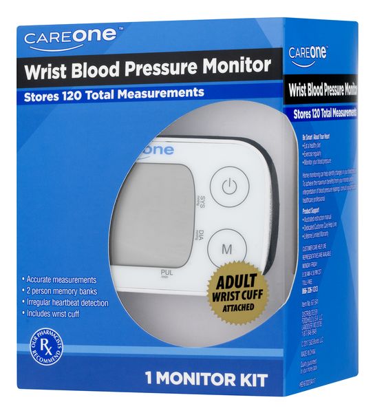 Automatic Wrist Blood Pressure Monitor with Smart Measure