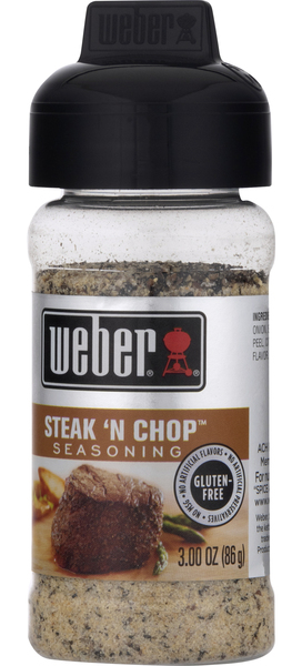 Weber Steak N Chop Seasoning, 3 Oz., 3 OZ - Foods Co.