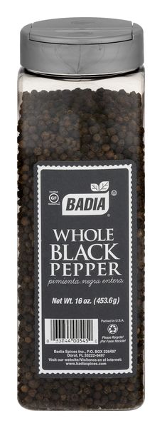 Pimienta Negra (Whole Black Papper) 1 oz