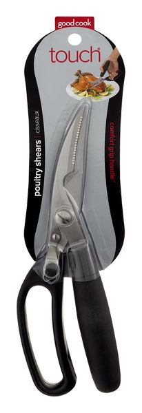 GoodCook Touch Kitchen Shears, Stainless Steel with Non-slip Grip