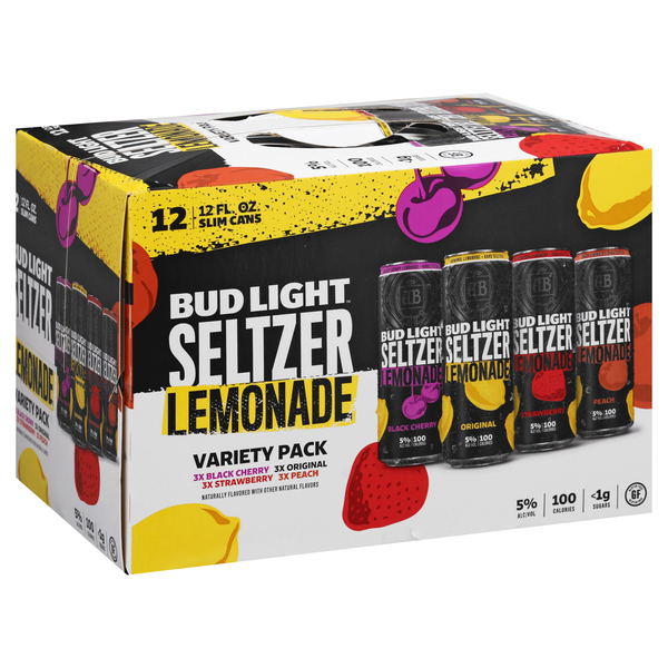 Truly Hard Seltzer Lemonade Mix Pack - 12pk/12 fl oz Slim Cans