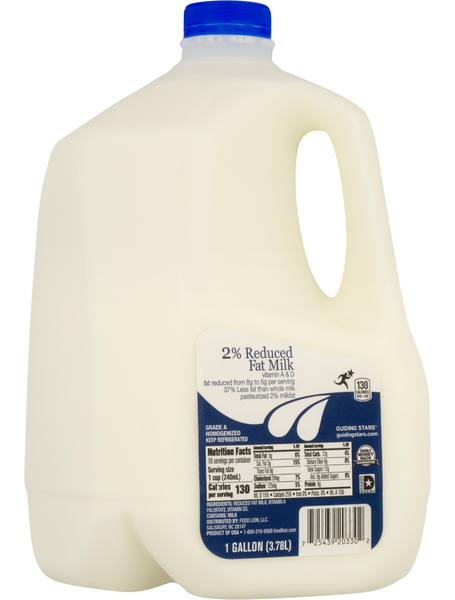 great value whole milk nutrition facts