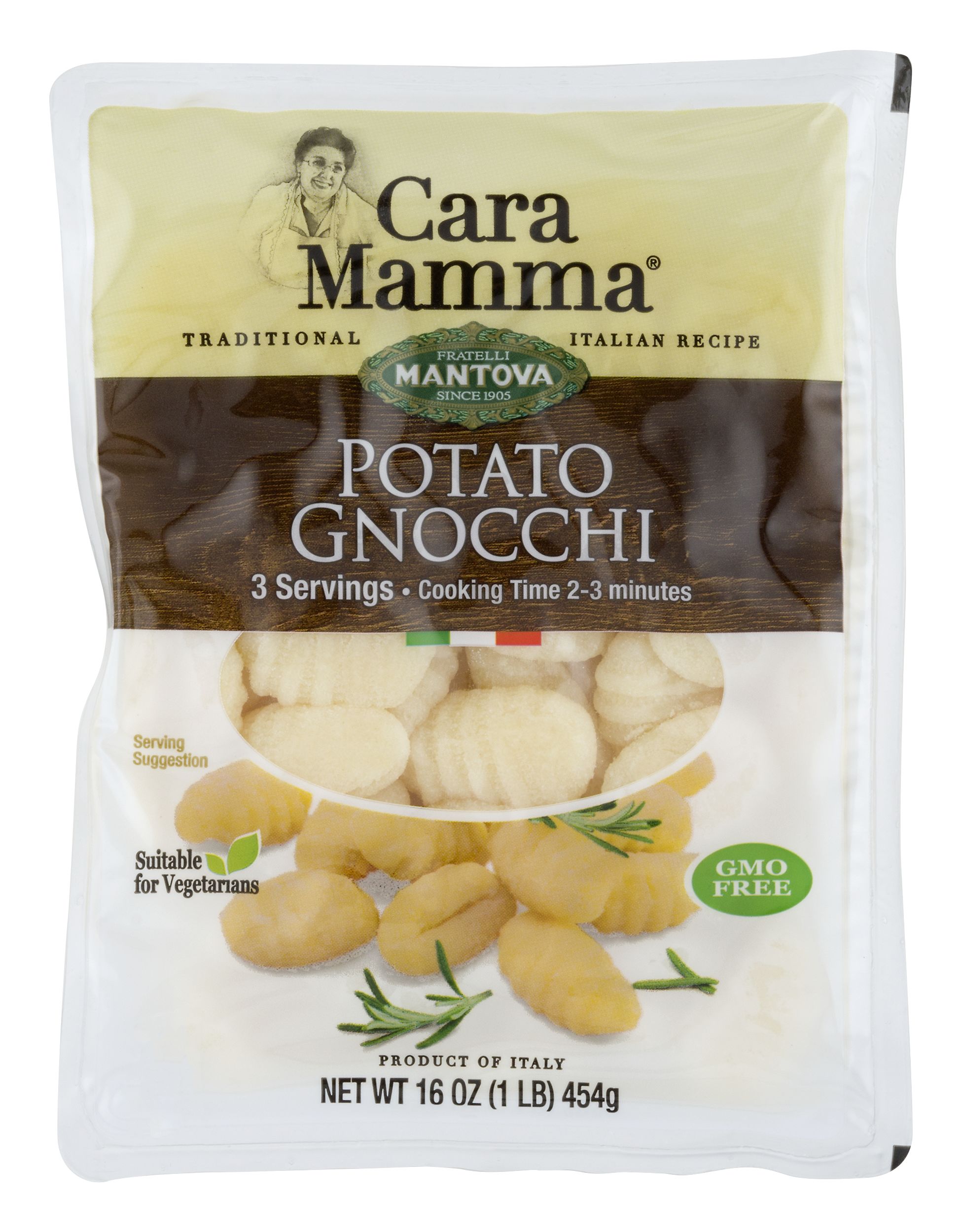 Mantova Cara Mamma Potato Gnocchi Pasta 16 oz pkg MARTIN S